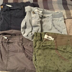 4 pairs Sonoma Assorted Color cargo shorts